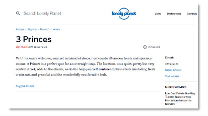 review from The lonely Planet